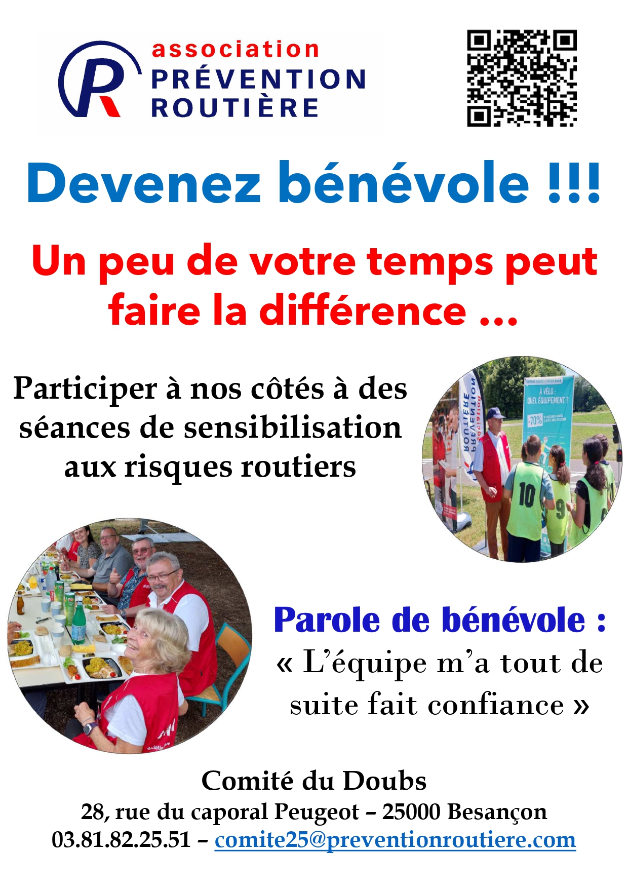 Flyer de prévention routière